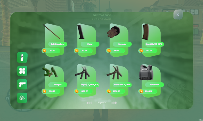 gun shop for mta