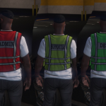 اسکین لباس تیم مدیریت برای FiveM – طراحی حرفه‌ای و یونیک