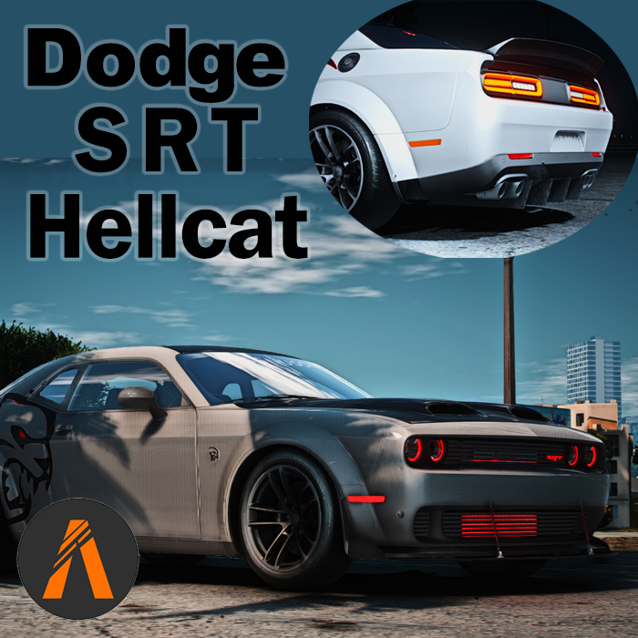 اسکین Dodge SRT Hellcat برای فایوم- Fivem